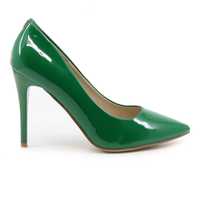 Pantofi stiletto verzi, mărimea 37