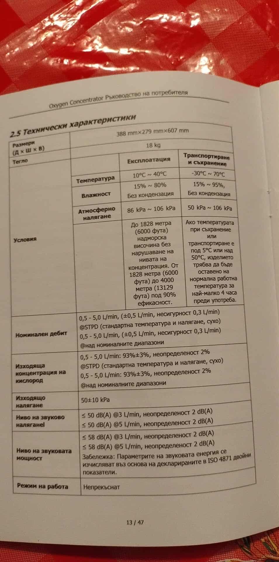 Кислороден концентратор