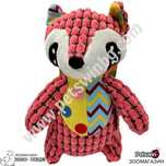 Пухкава Играчка за Куче- със Звук-Енот-Розова-Sly Raccoon-Pet Interest