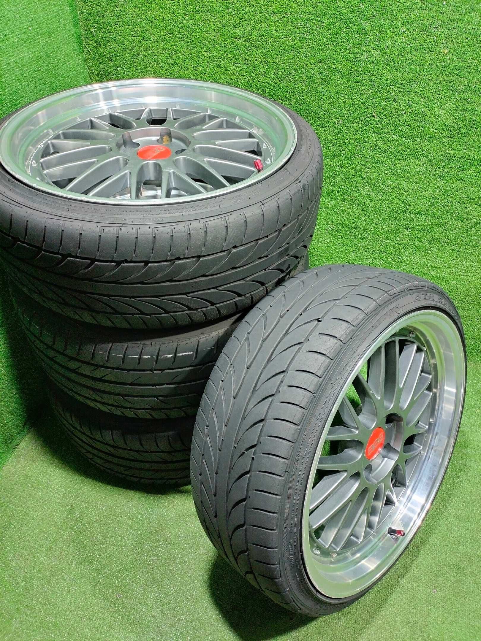 Продам Диск с шинами BBS LM с двойной полкой разноширокие R20 5/114,3