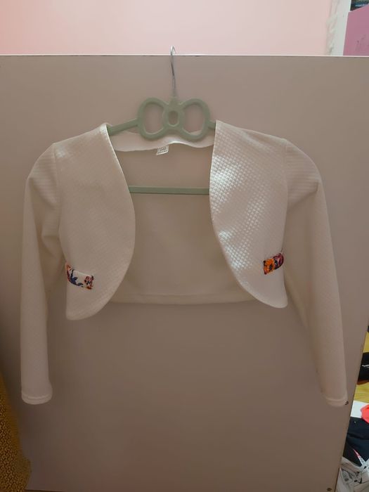 Rochie copii model floral cu bolero