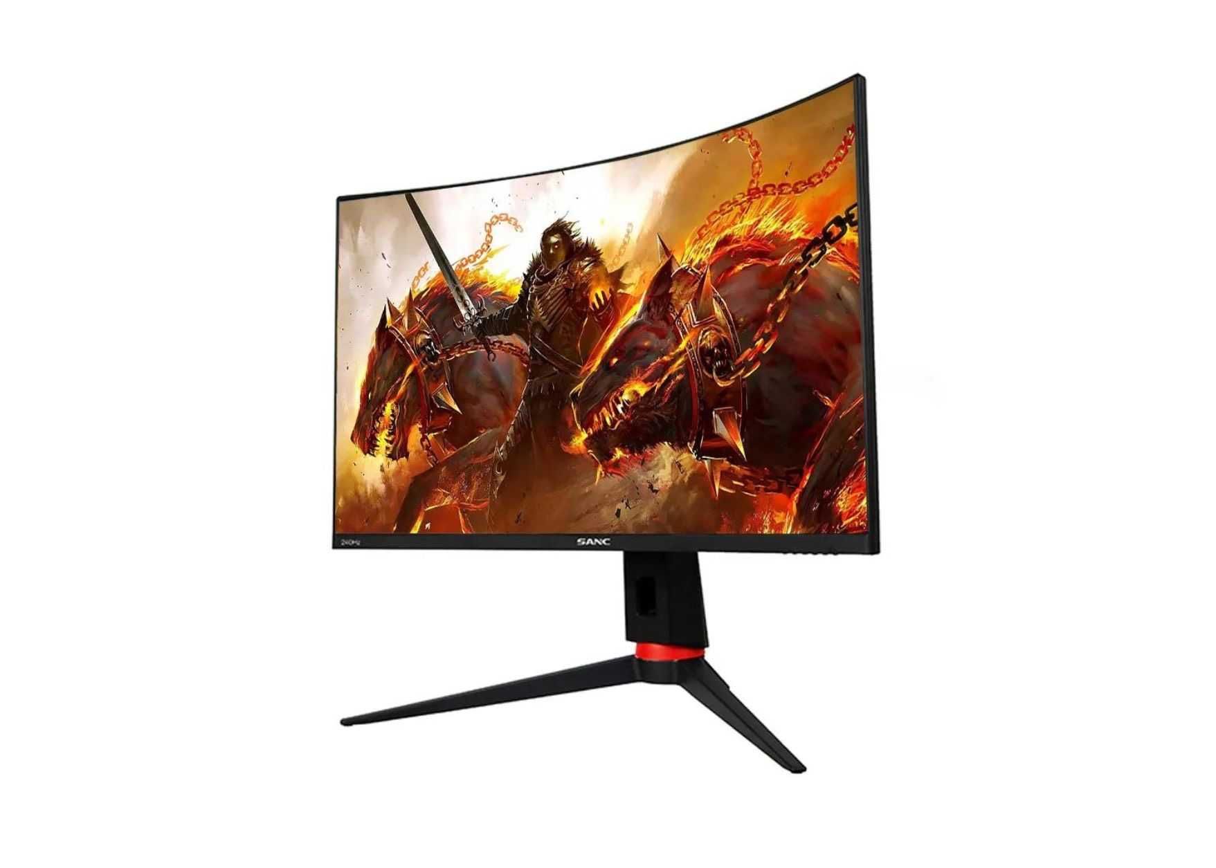 Изогнутый монитор Sanc M2736PB. Частота 165Гц. 27". Рассрочка