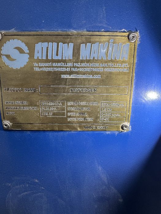 Диссольвер пищевой миксер