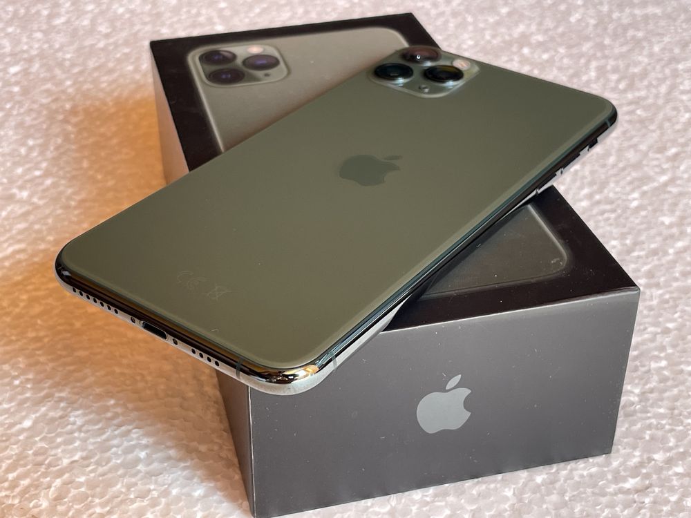 iPhone 11 Pro MAX 256Gb Green Neverlocked 92% viata bateriei