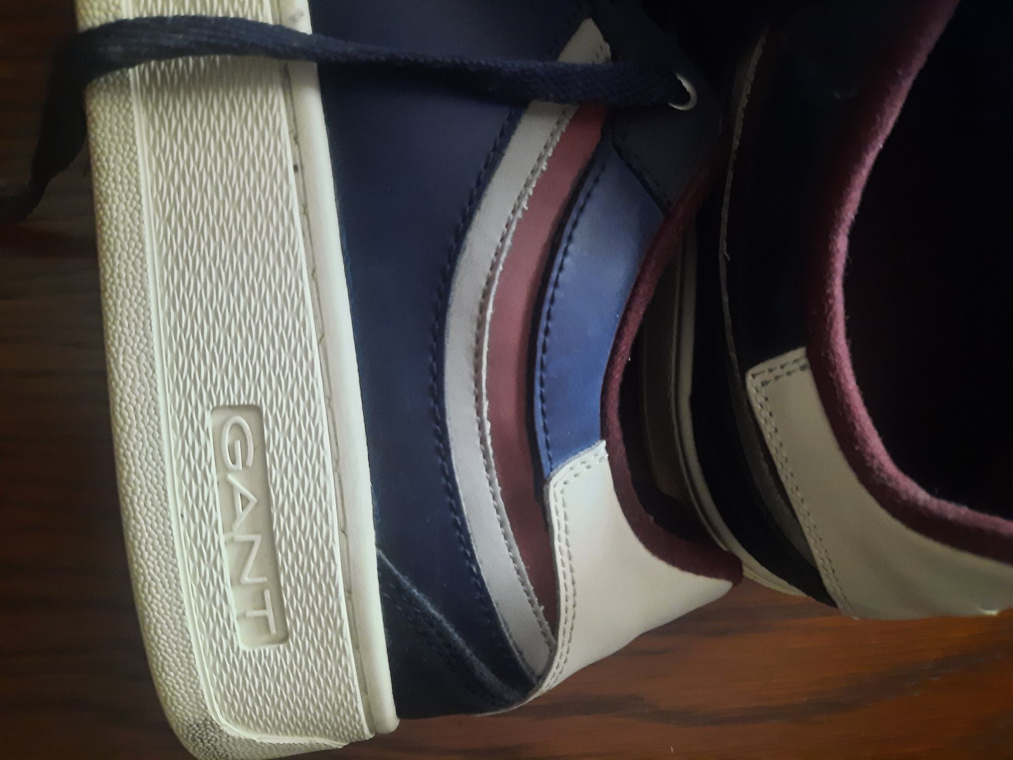 Pantofi sport Gant, din piele, low-cut ,Mc. Julien, bleumarin, mar.46.