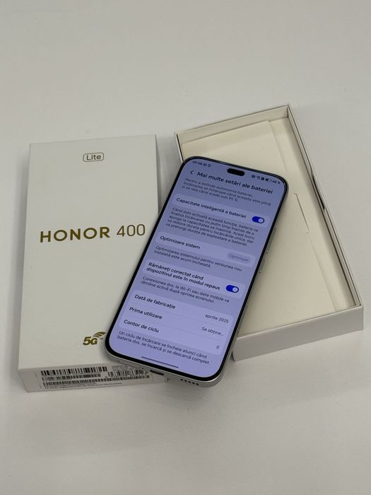 FIRMĂ - Vinde : HONOR 400 Lite 5G -256 Gb /8 Gb ram NOU