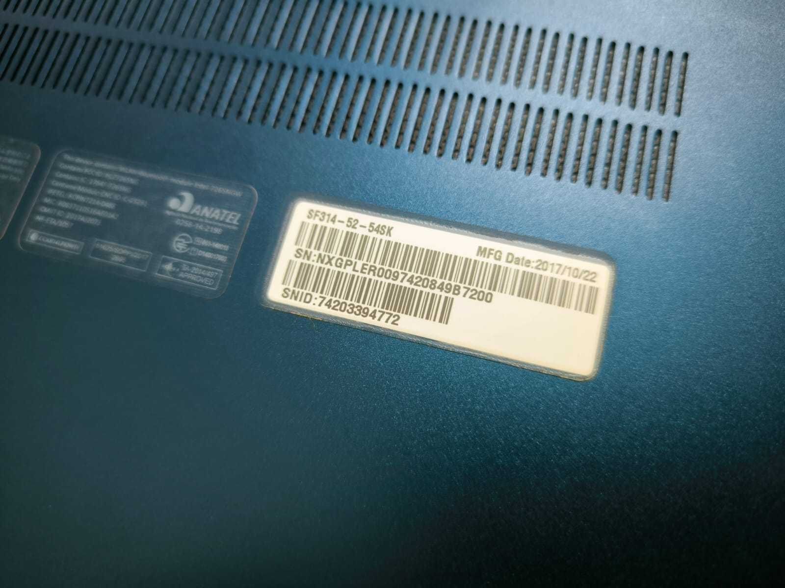 ACER SWIFT 3 /INTEL CORE i5/  7th Gen / состояние идеальное