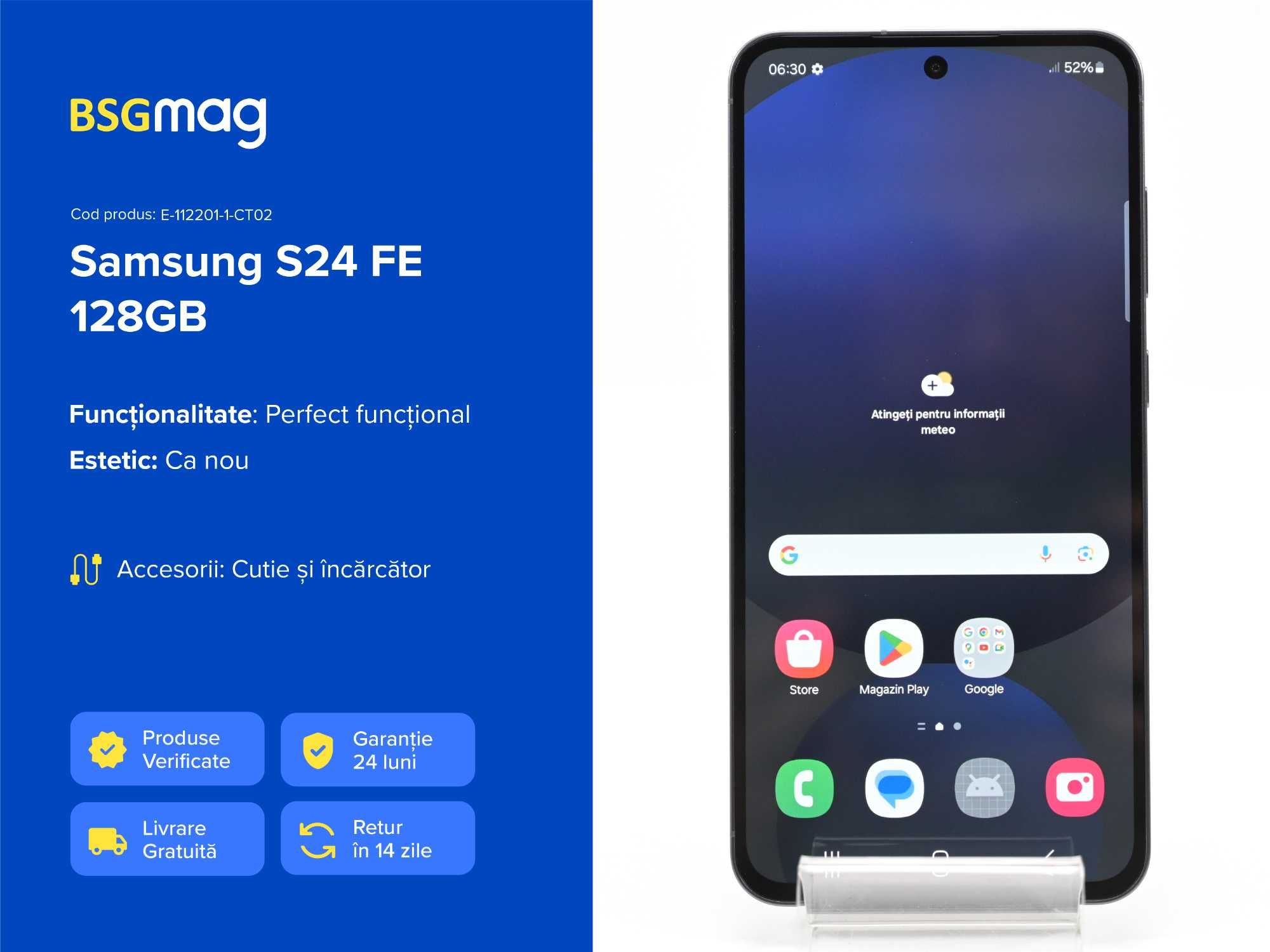 Telefon Samsung S24 FE 128GB - BSGmag