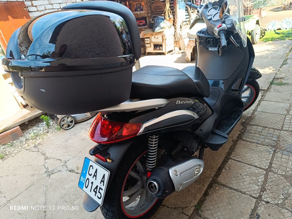 Piaggio Beverly 250i 2007 пиаджо скутер мотоциклет