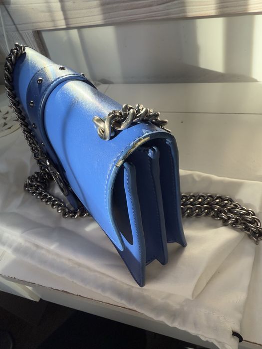 Чанта пинко синя