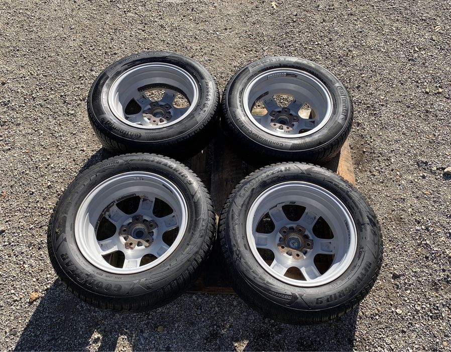 Алуминиеви джанти 15" 5x112+ЗИМНИ ГУМИ 195/65/15 за Vw,Audi,Skoda,Seat