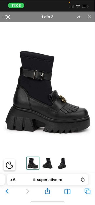 Vând ghete , ghetele sunt nepurtate marimea 38