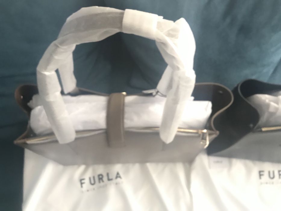 FURLA SOFIA TOTE XL.100%оригинал.Със сериен номер,етикети,всичко