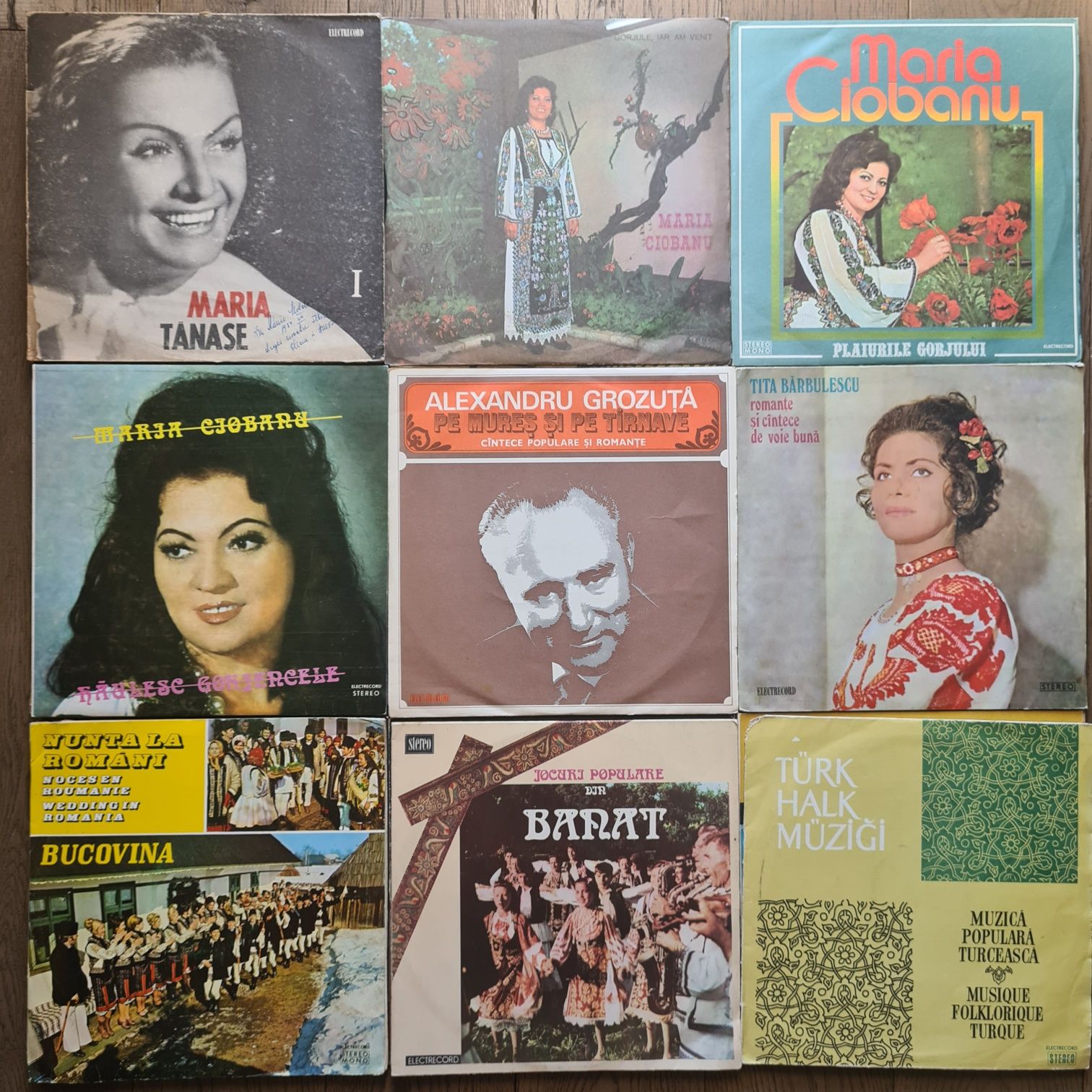 Discuri vinil, LP vinyl, muzica lautareasca, populara