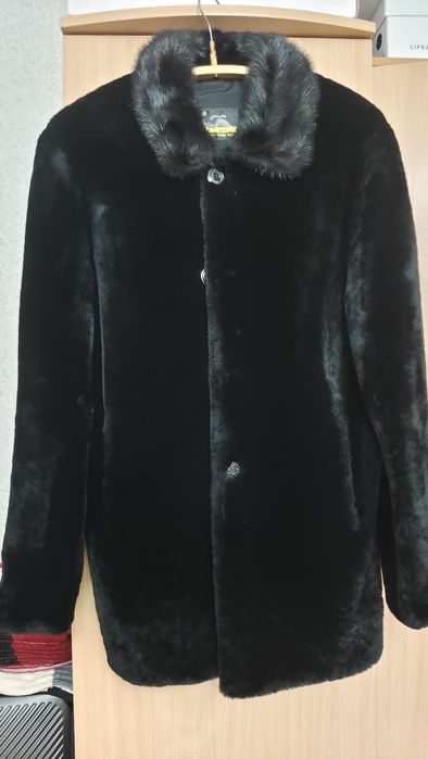 Шуба мужская из мутона