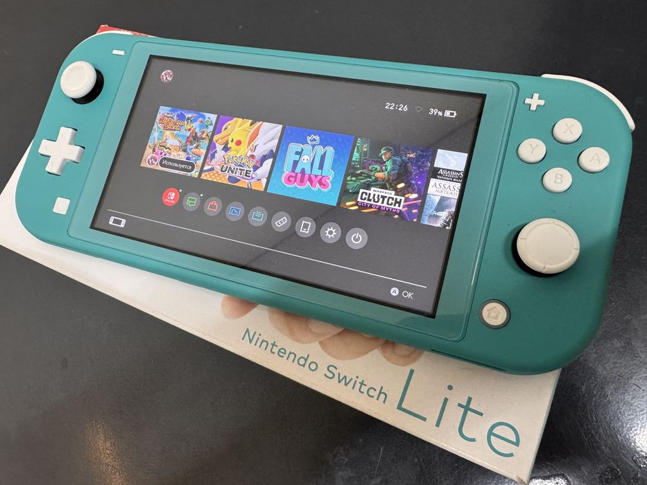 Игровая приставка Nintendo Switch Lite бирюзовый