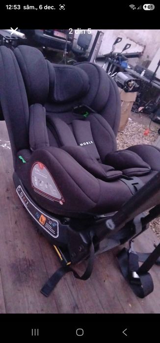 Scaun auto de bbelusi cu poziție de somn şi rotire 360 grade nou

350