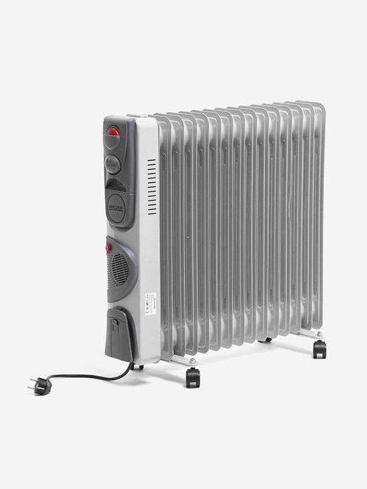 Обогреватель масляный электрический для дома и офиса радиатор 13 ребер