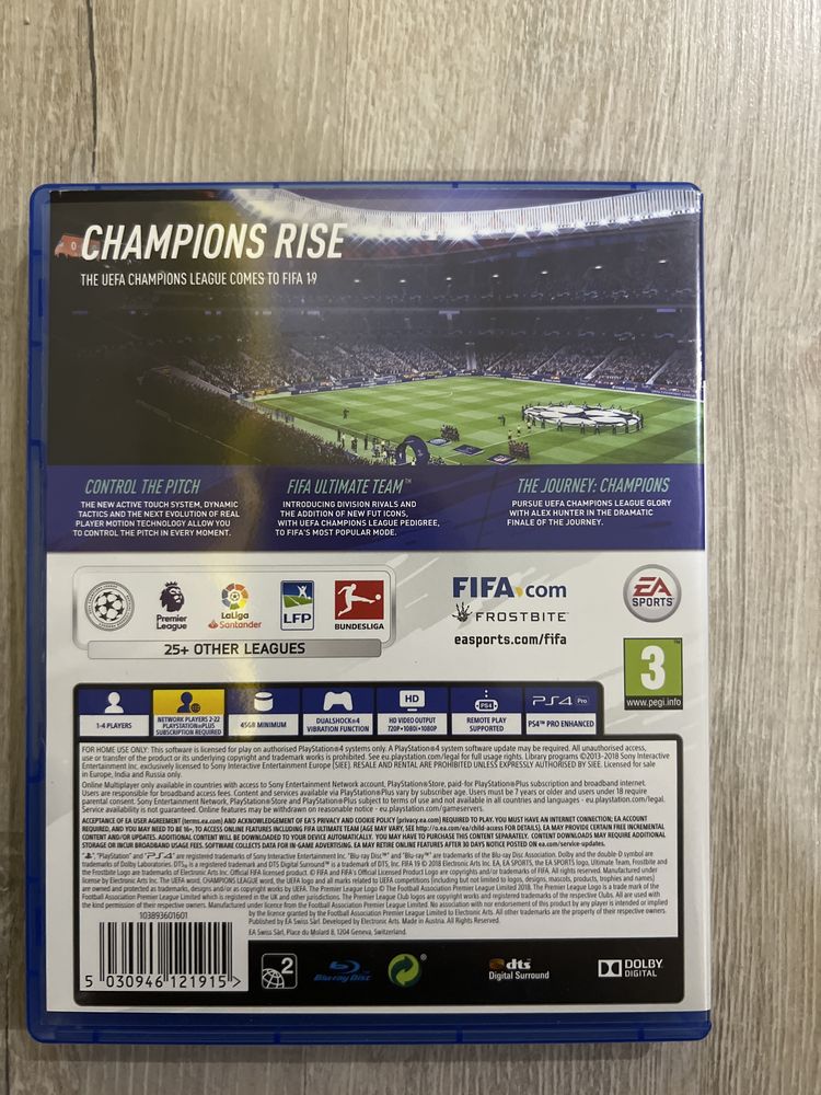 Fifa 19 за ps4(като нова)