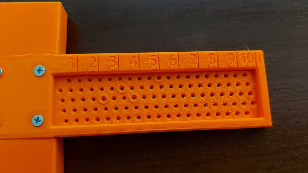 Sablon mobila de marcare paralela de la 1 la 100mm