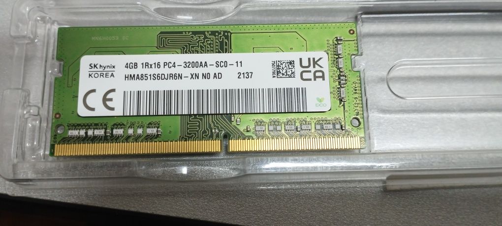 Оперативная память DDR4 4gb