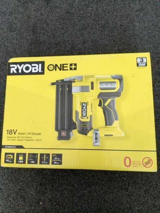 Ryobi-Pistol de cuie fără fir ONE+™ de 18 V, Nou