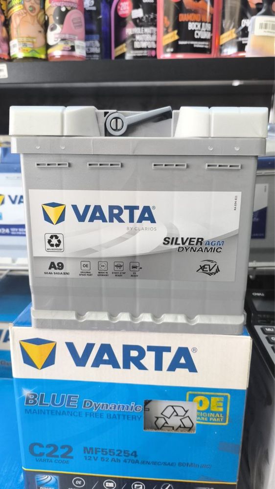 Varta 50 AGM BYD va boshqa elektromobillar uchun