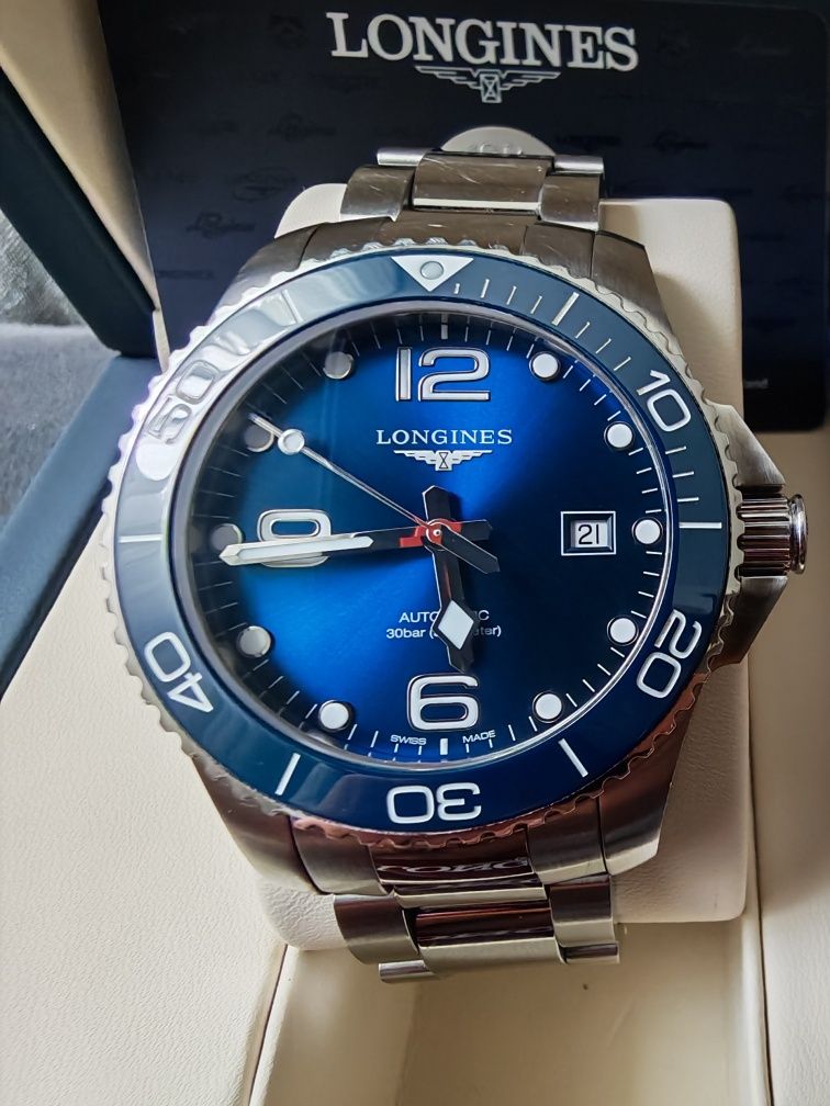 Longines Hydro Conquest Blue Dial 43 mm