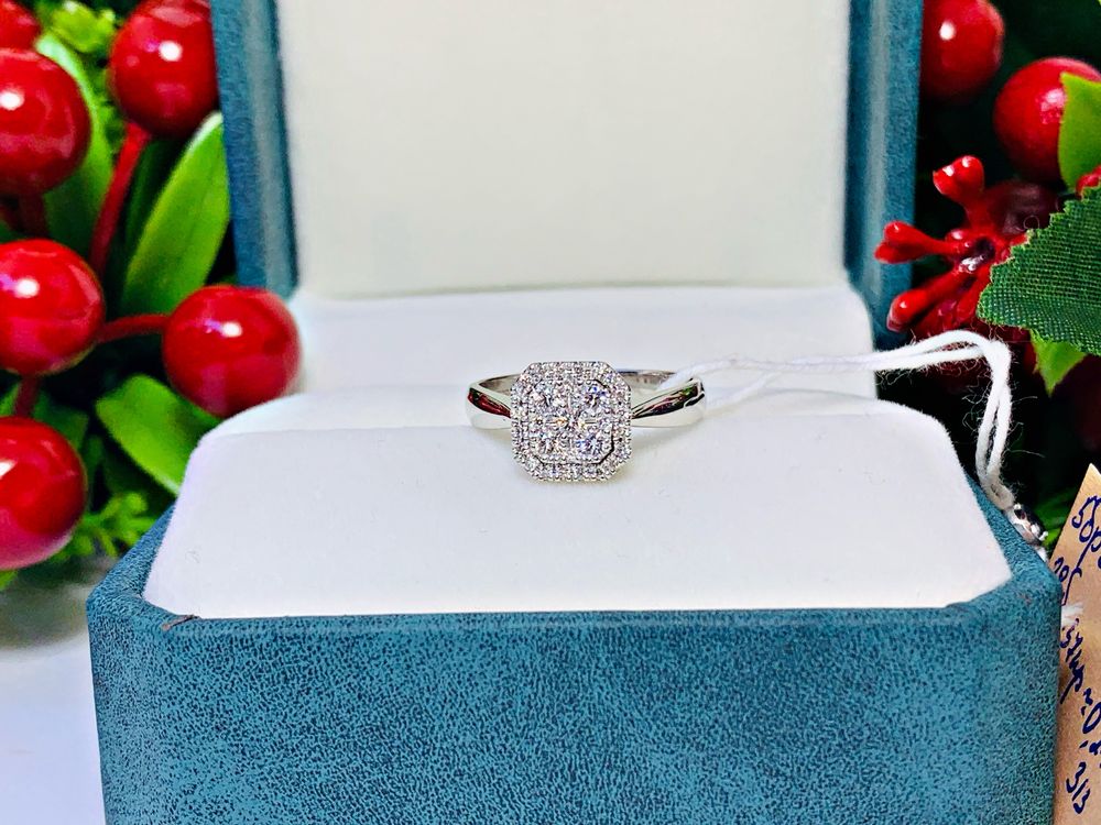Благородное и элегантное бриллиантовое кольцо