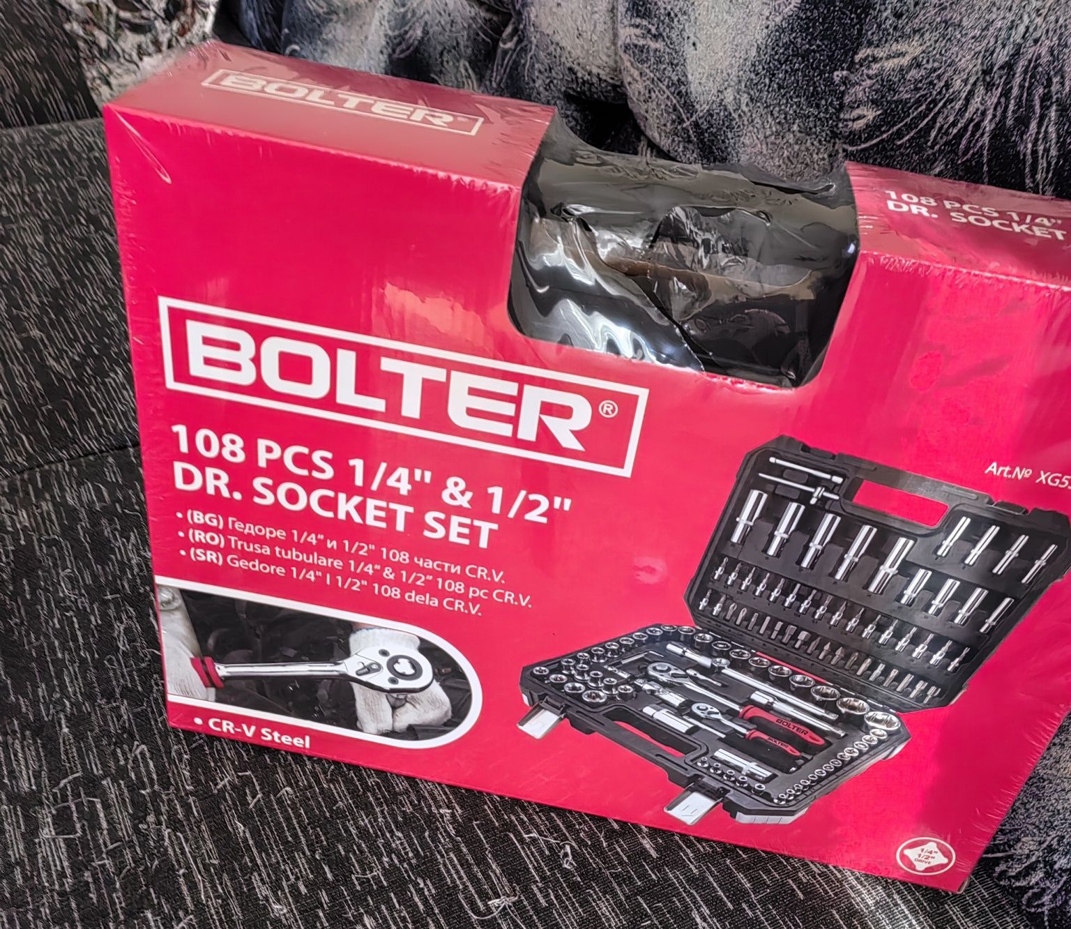 Гидоре BOLTER 108 pcs Dr. Socket set