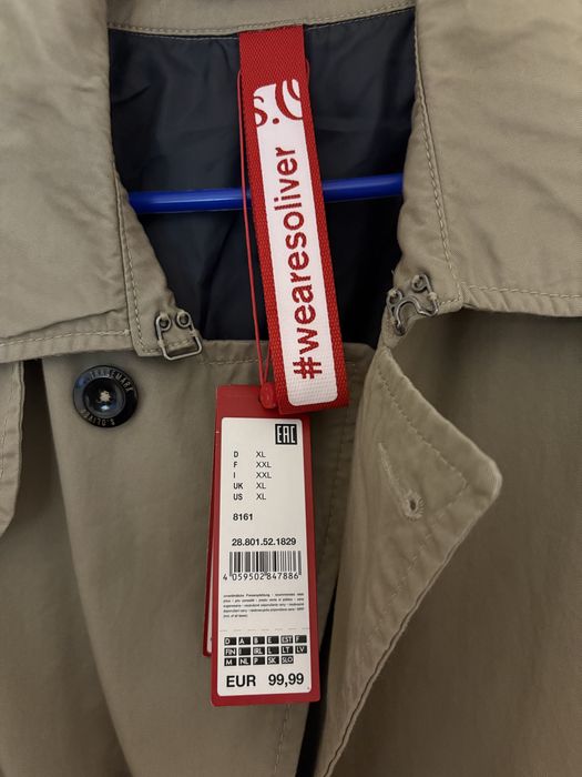 Jacheta / pardesiu barbati parka, marca s.Oliver, nou, cu eticheta, XL
