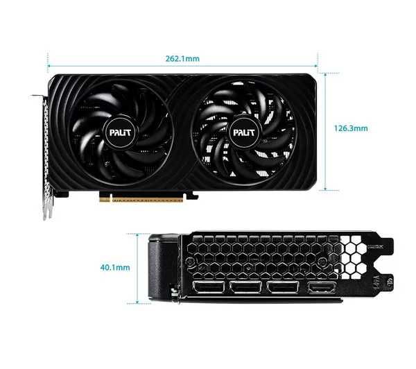 Видеокарта Palit GeForce RTX 5060 DUAL 8GB GDDR7