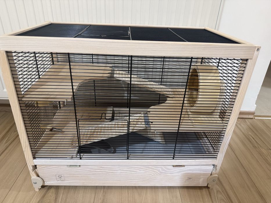 Cuşcă pentru hamsteri, 60x34x49 cm