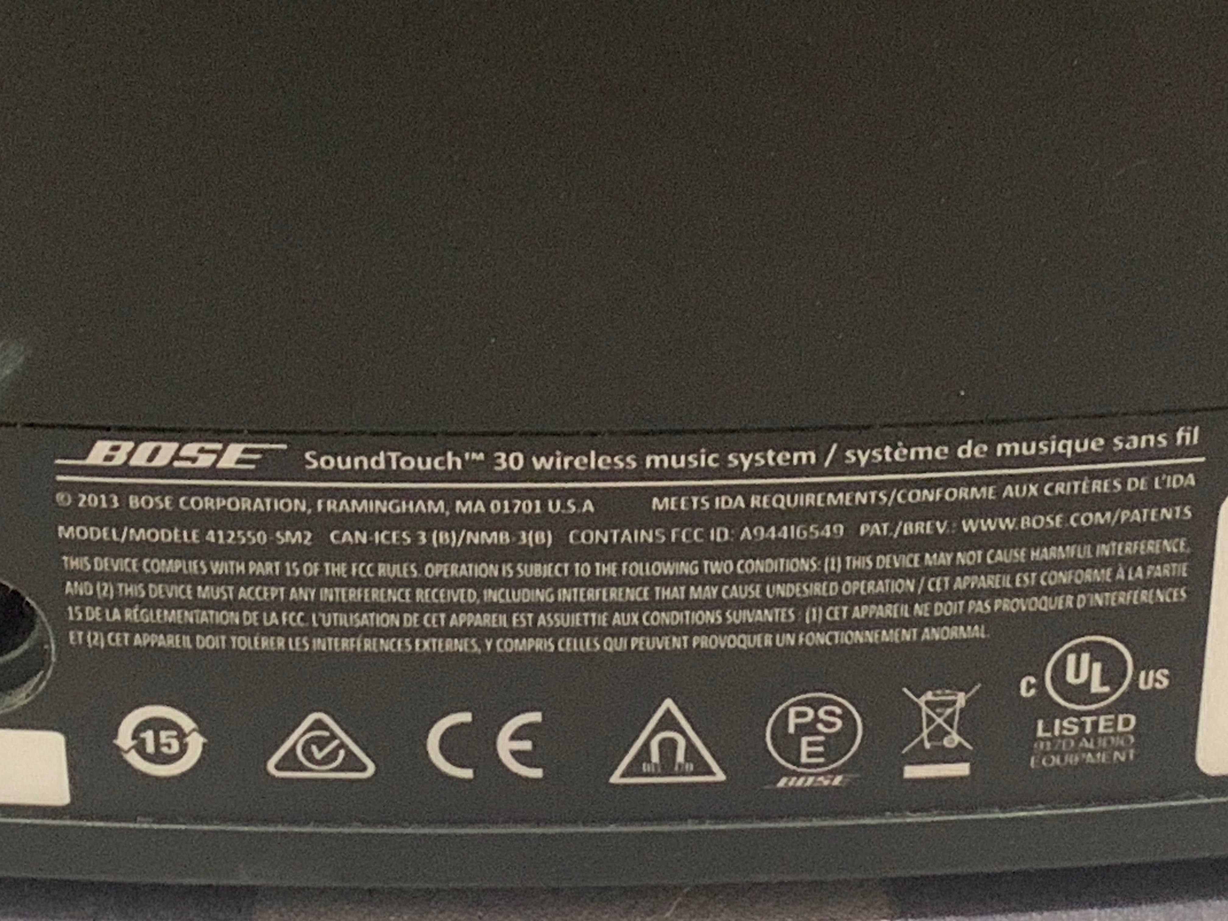 Sound touch 30/20 Bose