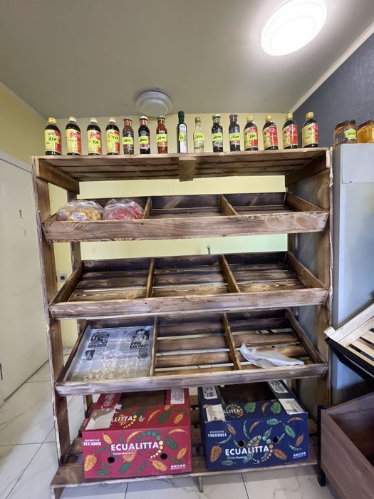 Витриные полки для овошей +2 и фруктов +2 и сухофрукты +2