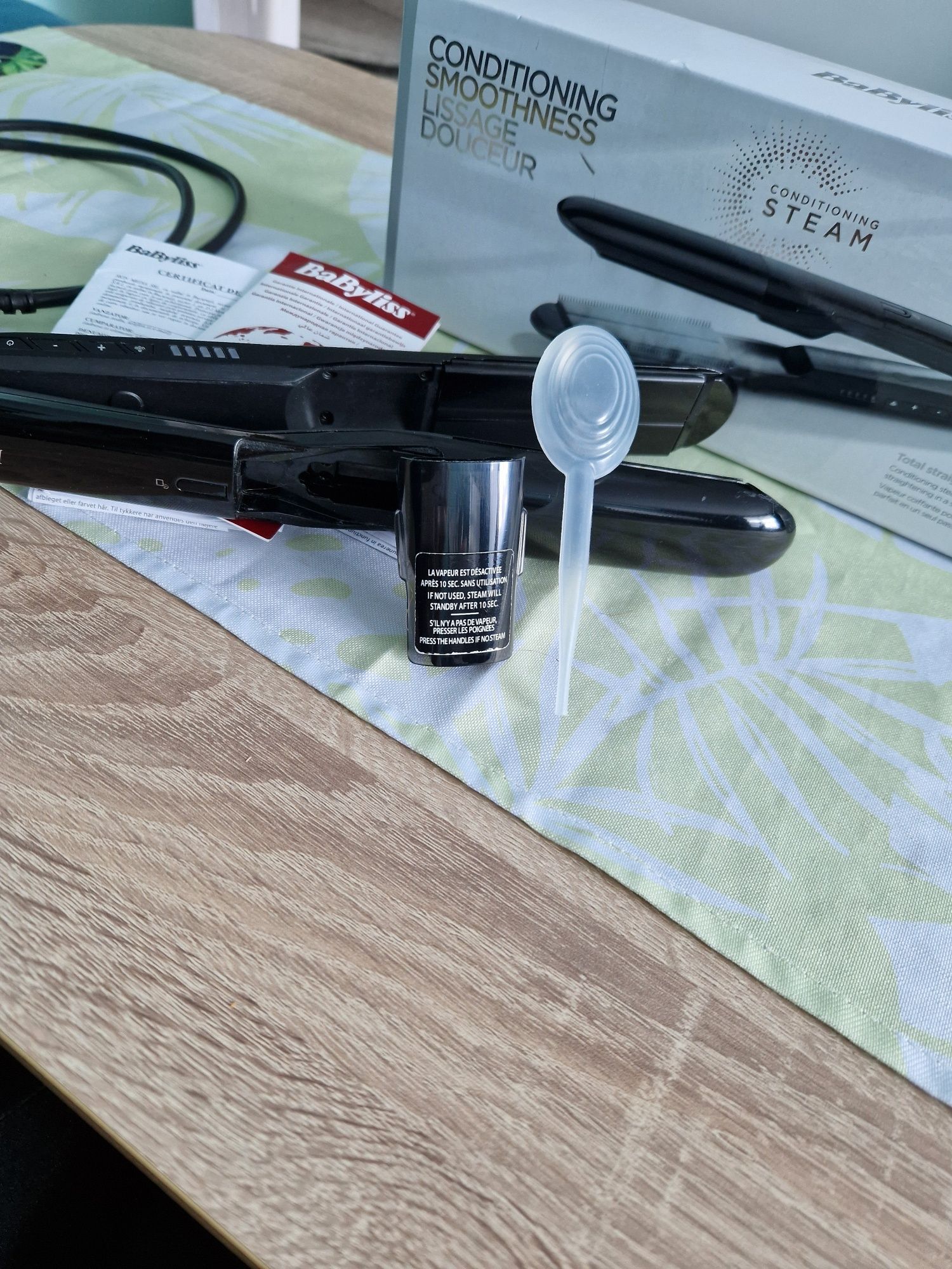 Преса за коса с пара Babyliss Steam Conditioning