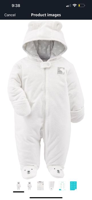 Бебешки Зимен космонавт