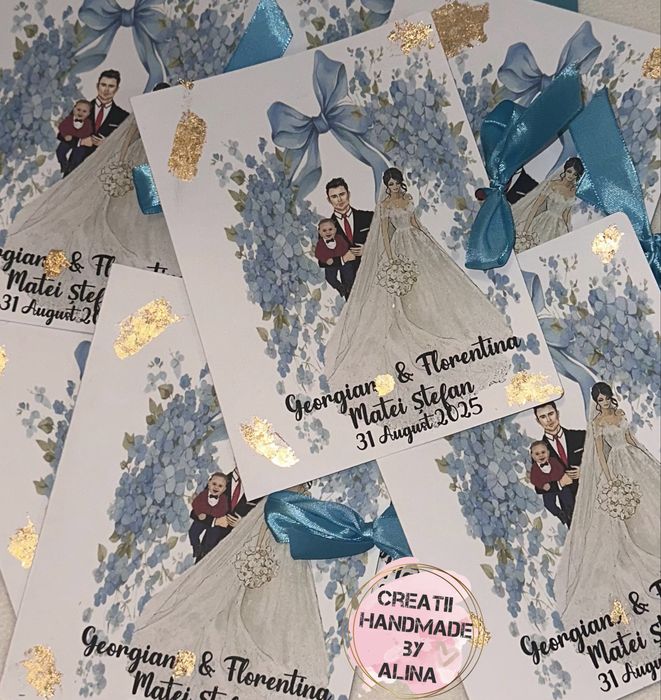 Invitatii nunta & botez , plicuri dar , marturii