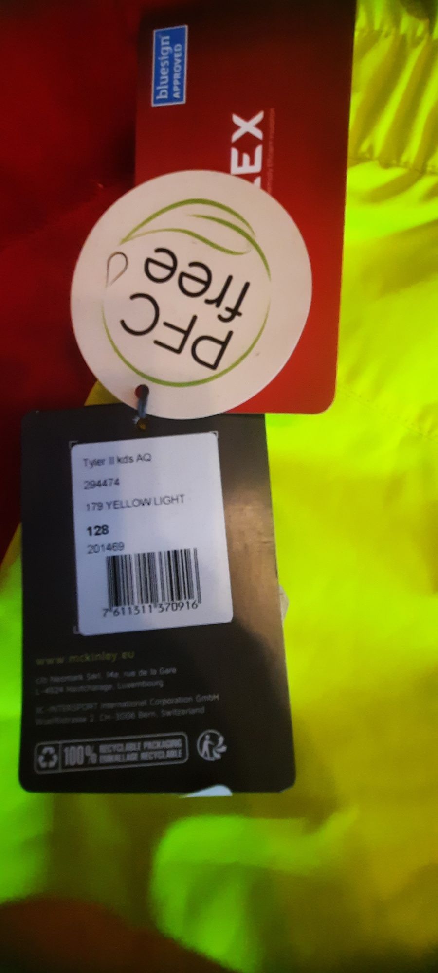 Pantaloni schi noi, pentru copii (128 cm, aprox 8 ani)