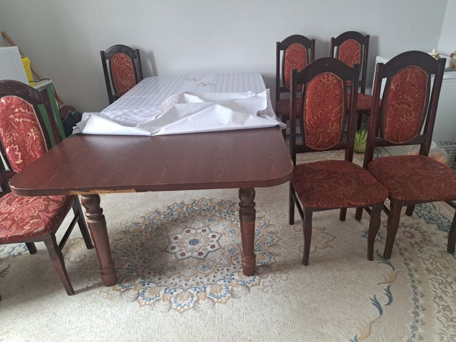 Стол 2,5 метр , 12 стулясымен