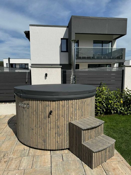 Градинско джакузи на дърва 225см
