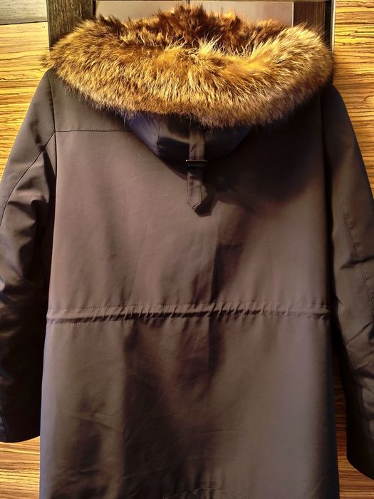 Новая парка с натуральным мехом