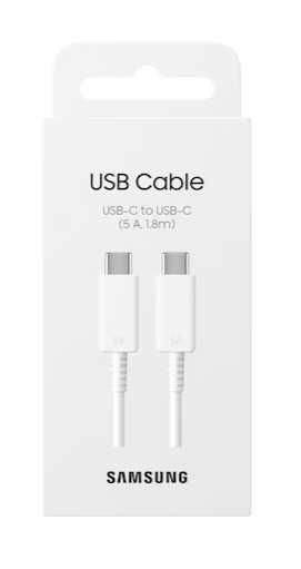Samsung кабель USB Type-C - USB Type-C 5 A длина 1,8 м
