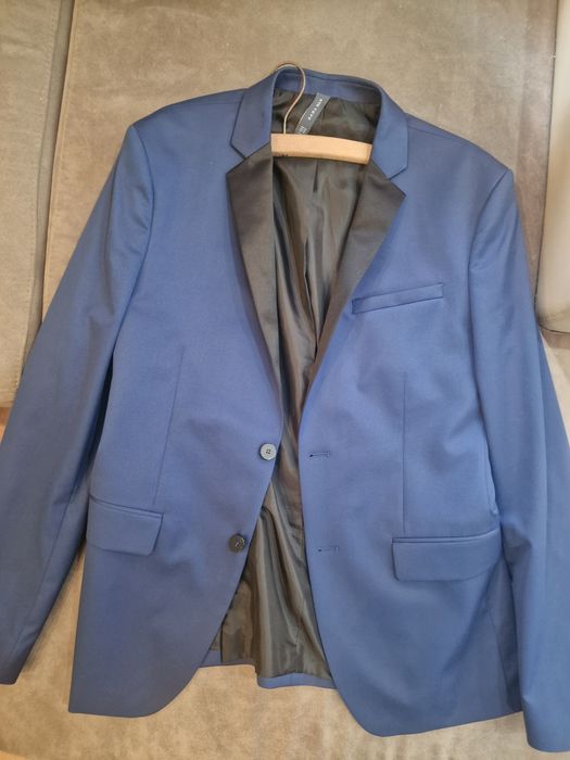 Sacou zara albastru nou