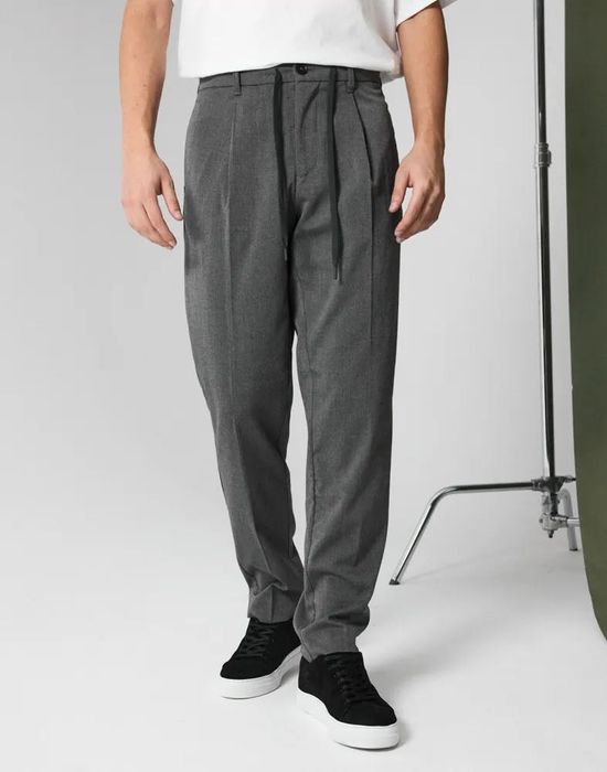 Мъжки панталон: Selected Homme  SLH190-REG Tapered Leroy Pleat Pant XL