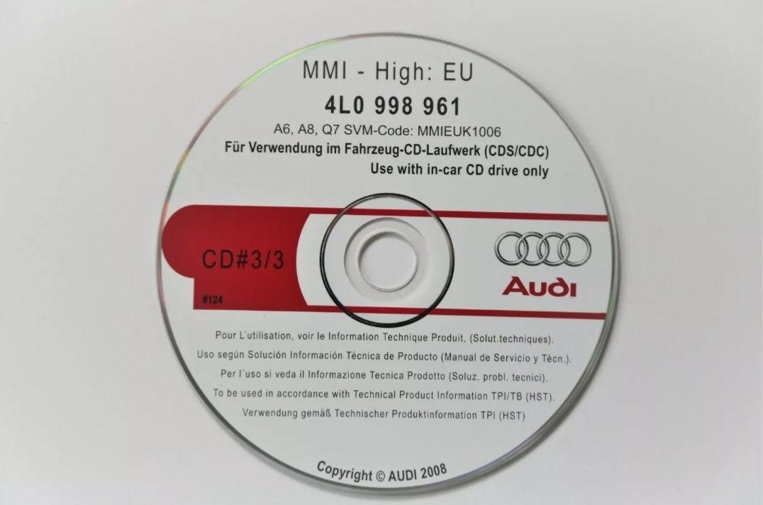 Software Audi MMI 2G : A4, A5, A6, A8, Q7