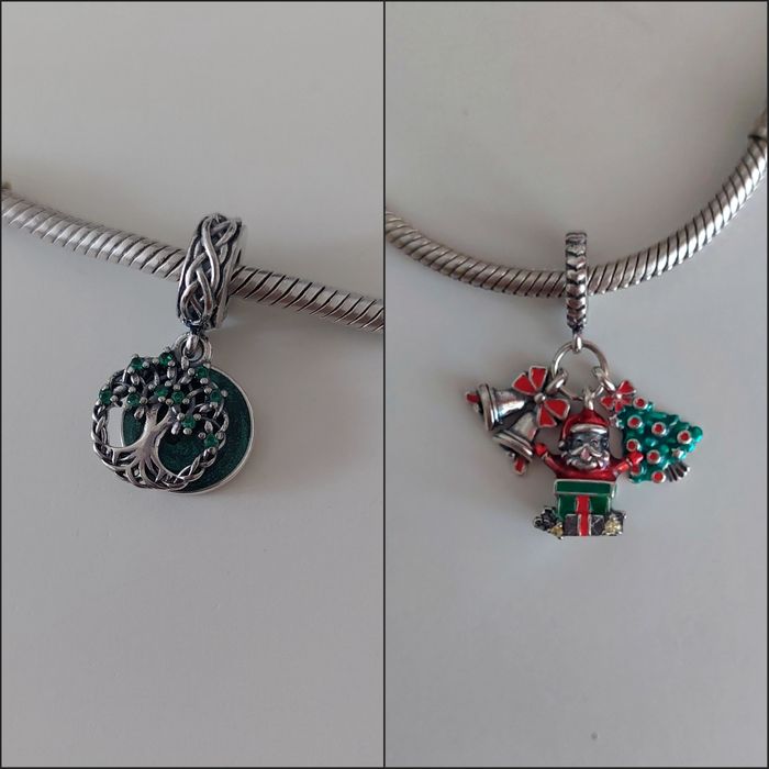 Сребърна висулка и талисман за Пандора