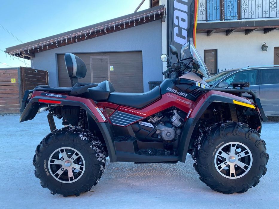 Can Am Outlander Max 800R/import salon Finlanda / L7E nr negru /ca nou