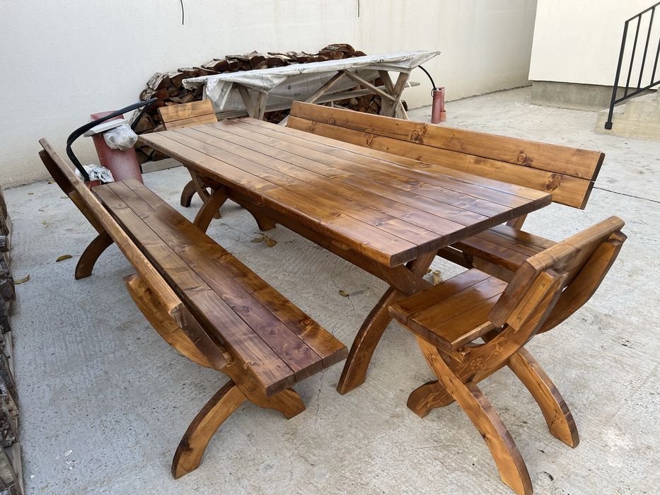 Mobilier de Terasa și Gradina Masa Bănci și Scaune