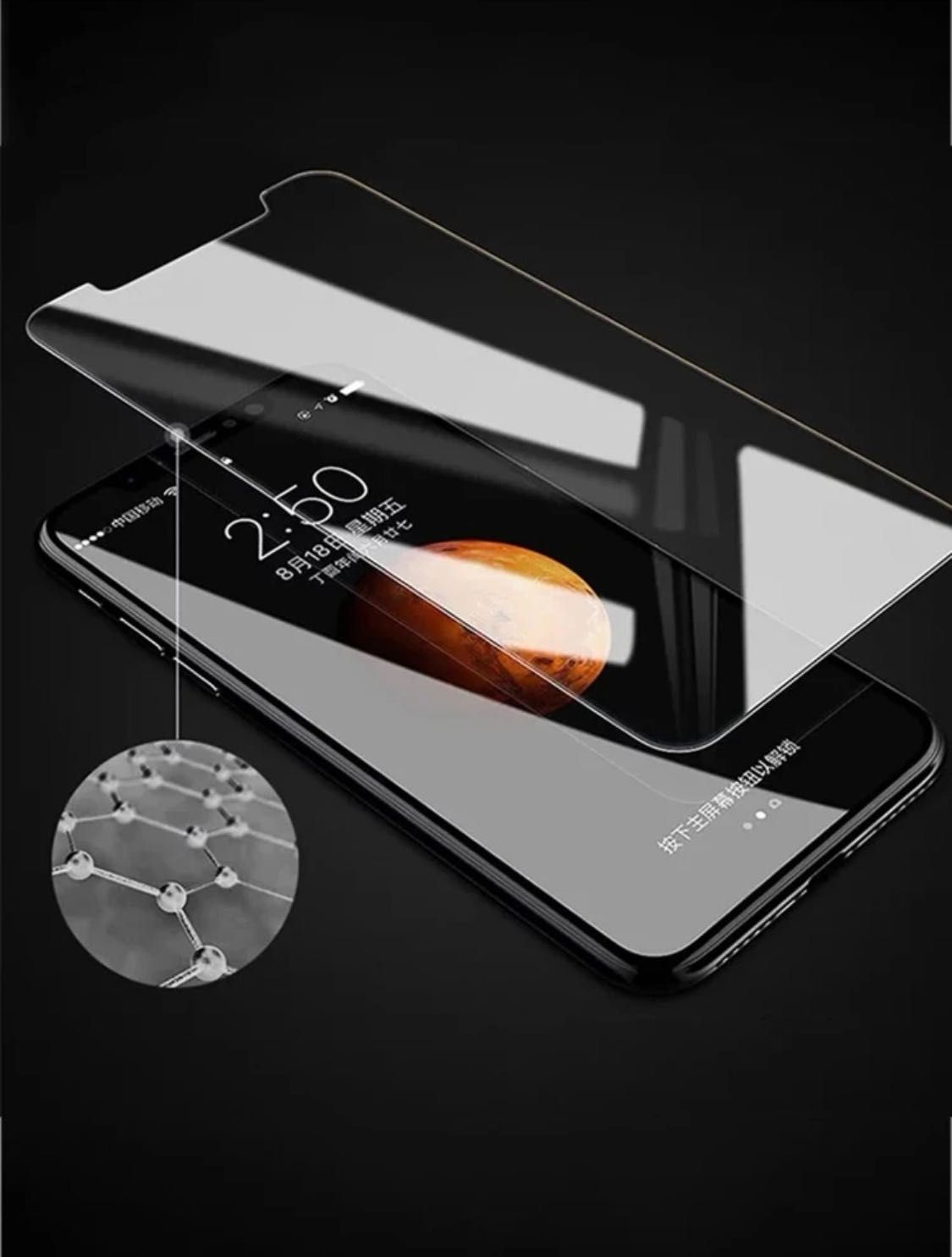 Стъклен протектор за iPhone 3 бр 10 лева